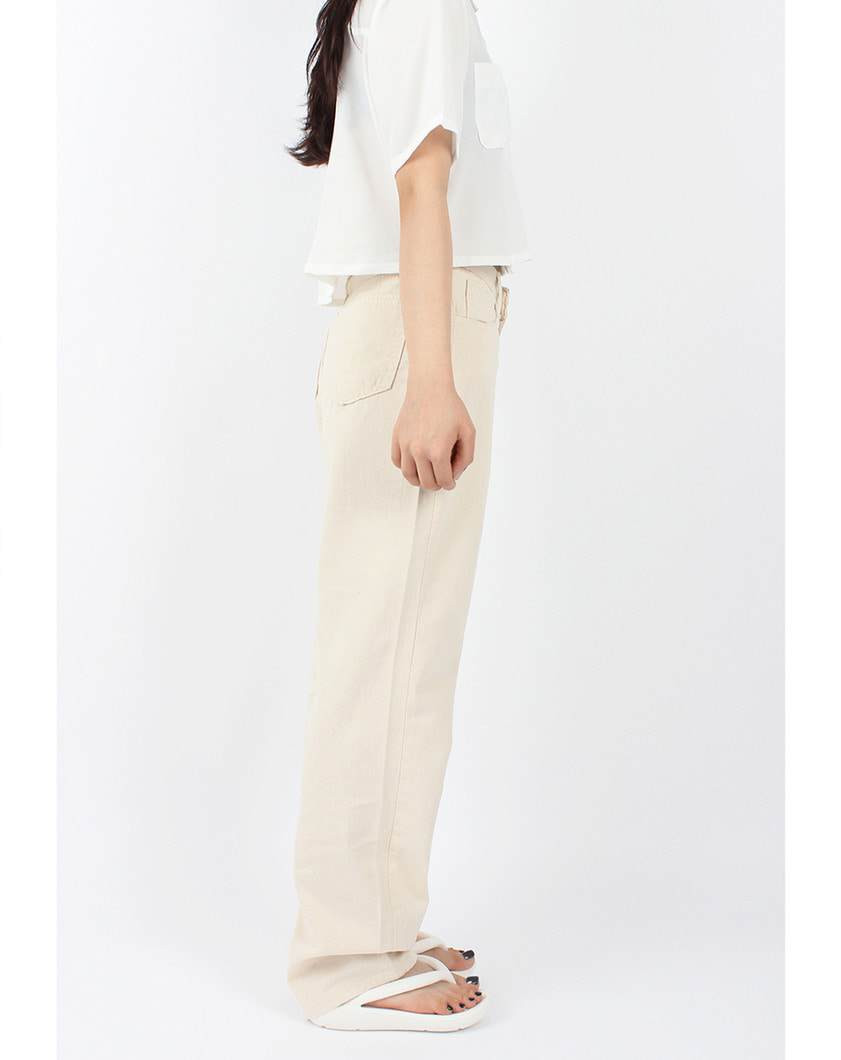 [HQ] B cotton straight light pants - ot