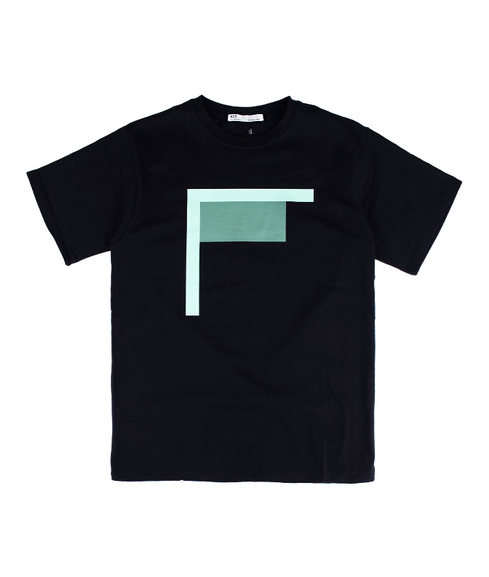 KIT margin T-Shirt 001_BLACK