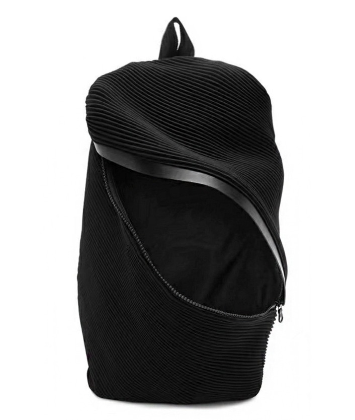 [당일출고] ellipse oblique zip pleats backpack
